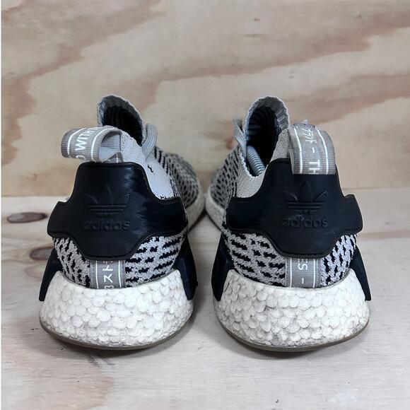 Adidas - NMD_R1 STLT Primeknit - Running Shoes - Gray - Men's - 13 - ART CQ2387 - Picture 6 of 9